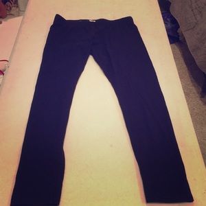 Black garage leggings